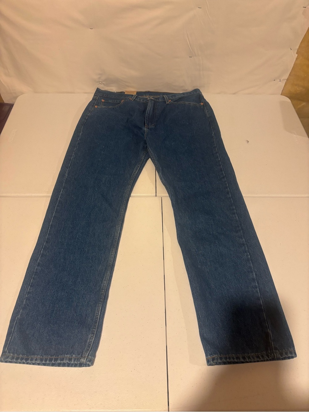 NWT Levi’s 505 Regular Fit Straight Leg Blue Denim Jeans Men’s Size 36x32